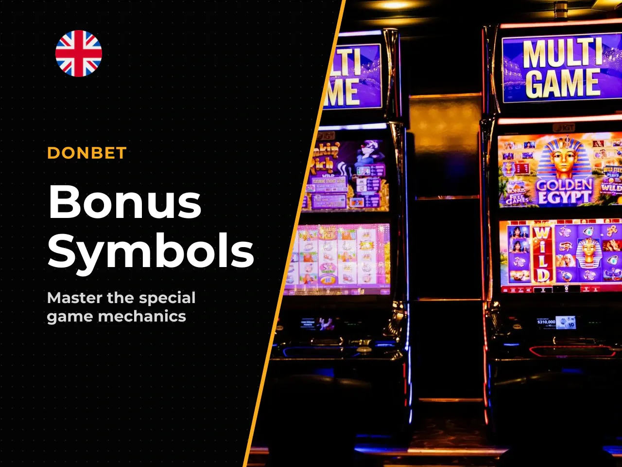 Wild and Bonus Symbols. Special symbols