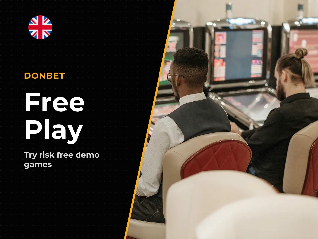 Demo mode and free play. Demo