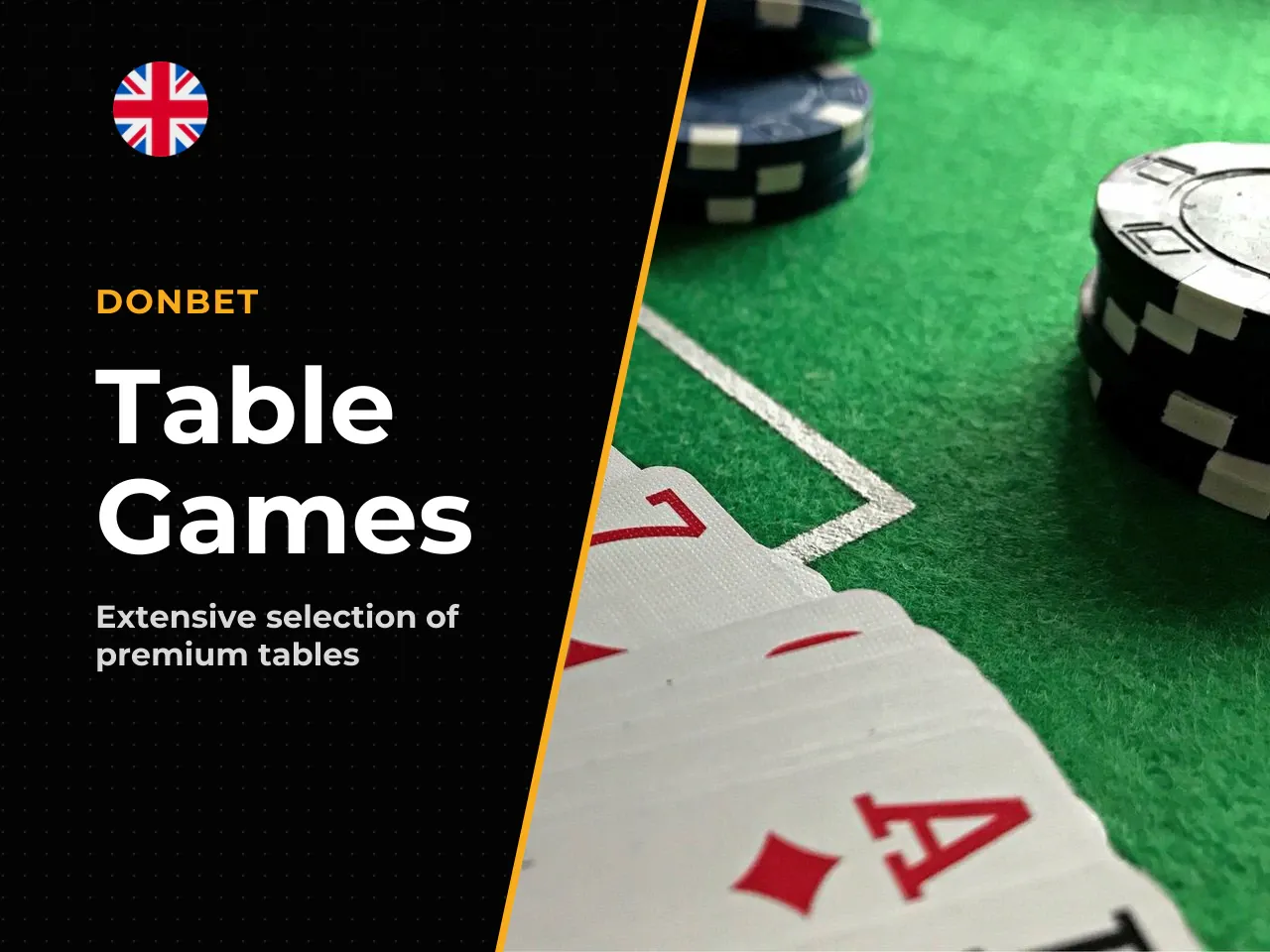 Blackjack, Roulette, Baccarat and Poker. The