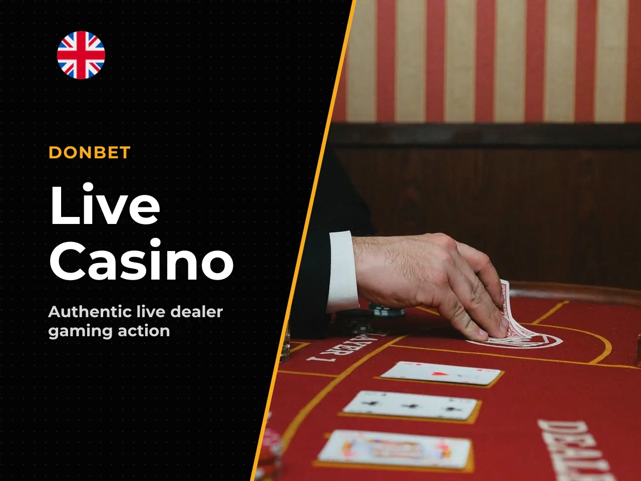 Live Casino, Blackjack Roulette and Baccarat