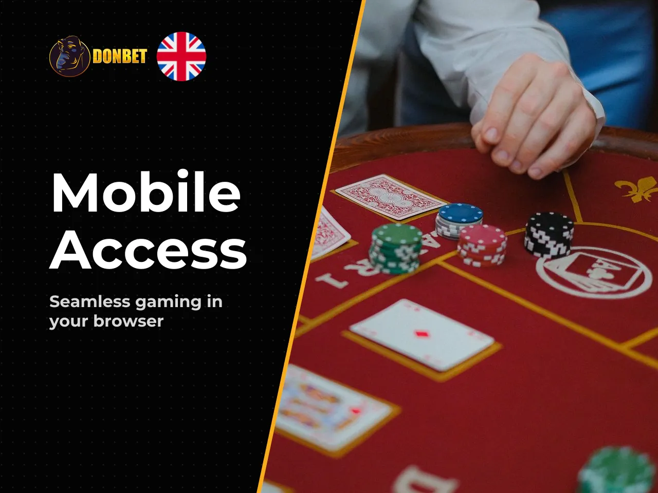 Mobile Experience at Donbet. Donbet does